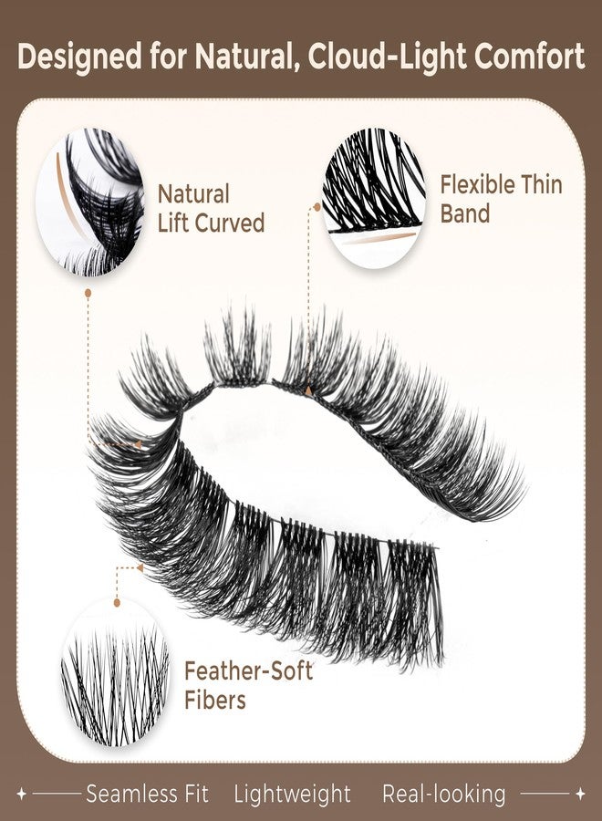 LASHVIEW Lash Extension Kit DIY Lash Clusters Eyelash Extension Kit, 10-16mm NM03 Individual Lashes Kit with Lash Bond and Seal, Lash Tweezers for Self Use - Image 3